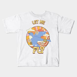 Let me fly retro Kids T-Shirt